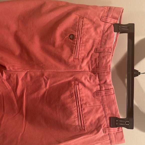 Preppy plain front pants in faded red by country club prep faded will continue. - Picture 2 of 6